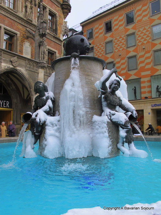 Frozen Fountain Munich