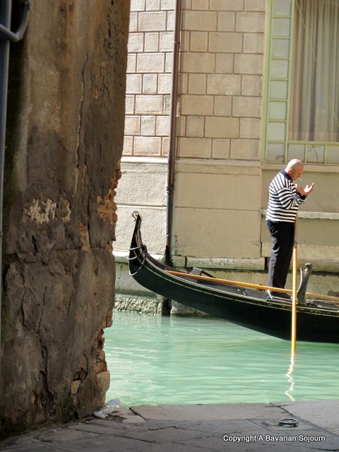 gondola contemplation - venice 