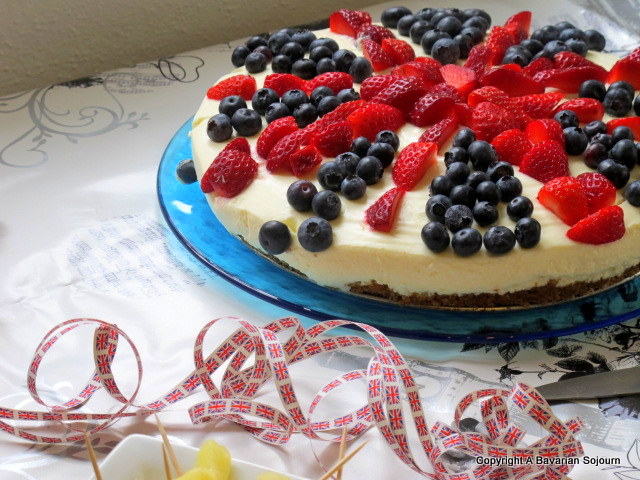 union jack cheesecake