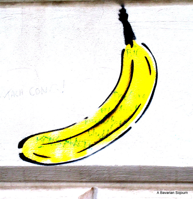 Andy Warhol Banana Graffiti Vienna 