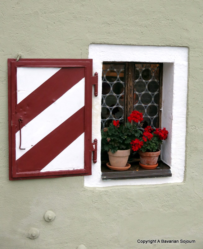 Ancient Window - Regensburg - part of the wonderful Wurstkuchl - which you should absolutely visit for a plate of the best Regensburger sausages and sauerkraut