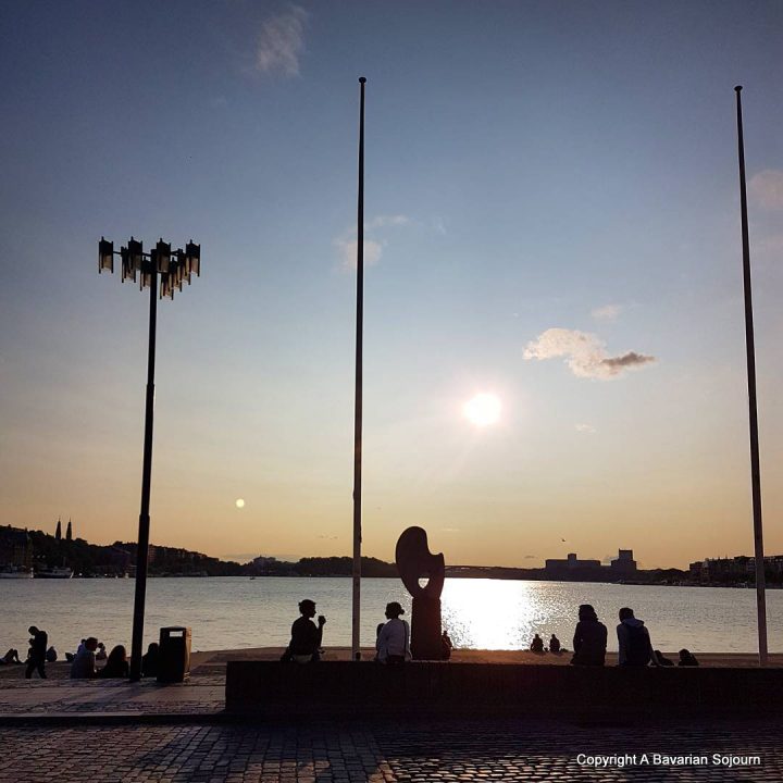 sunset stockholm