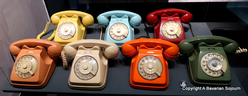 vintage phones milan science museum