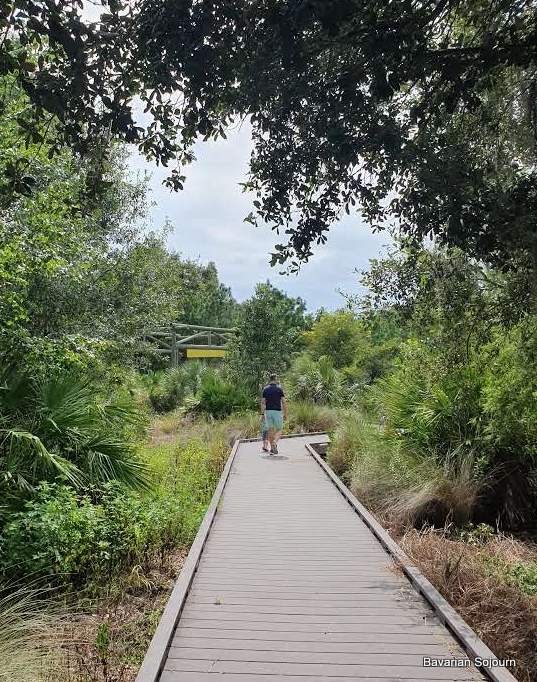 Boardwalk at Circle B Wildlife Reserve Florida 