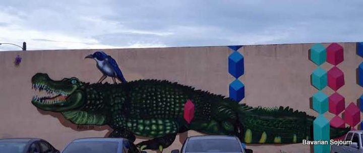 Giant Alligator Graffiti Tampa